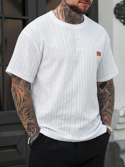 Manfinity CasualCool 男士纯色简约休闲短袖T恤