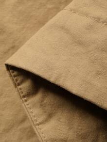 DAZY Women's Loose Fit Patchwork Pocket Wide Leg Casual Street Pants, Spring/Autumn - Khaki - View 8