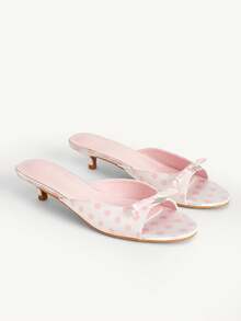 CUCCOO CHICEST Giày sandal cao gót thoải mái dành cho nữ, thích hợp mang hàng ngày và mùa hè. - Màu trắng - Xem 1