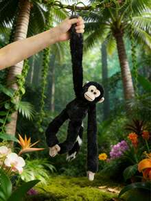 MINKOJA 悬挂系列毛绒玩偶——可悬挂的小动物，可爱的毛绒玩偶，可选长臂猴、大猩猩、树懒、长臂猿等，柔软的填充玩偶可用作装饰吊坠、窗帘绑带、摄影道具，是生日或节日惊喜礼物，情人节、感恩节、复活节等节日玩具礼品。 - 彩色 - 查看 12