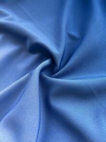 Maweii Plus Size Women Gradient Blue Twist Strap Layered Dress, Vacation Style - Blue - View 8