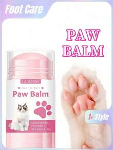 2.95in Net Content 40g Pet Paw Care Stick Foot Moisturizing Care, Lick-Safety, Rich In Honey, Coconut Oil And Vitamin E, Shea Butter To Prevent Dryness And Cracking. Suitable For Cats And Dogs, Suitable For A Variety Of Pets (New And Old Models Are Shipped Randomly) - Multicolor - View 2