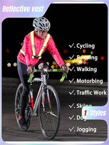 1 pieza Ropa de tráfico de veto para caminar por la noche - Multicolor - Ver 7