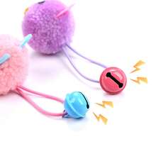 PETSIN Cute Mouse Shaped Cat Toy With Bell Sound, Interactive Play For Cats - Multicolor - View 11