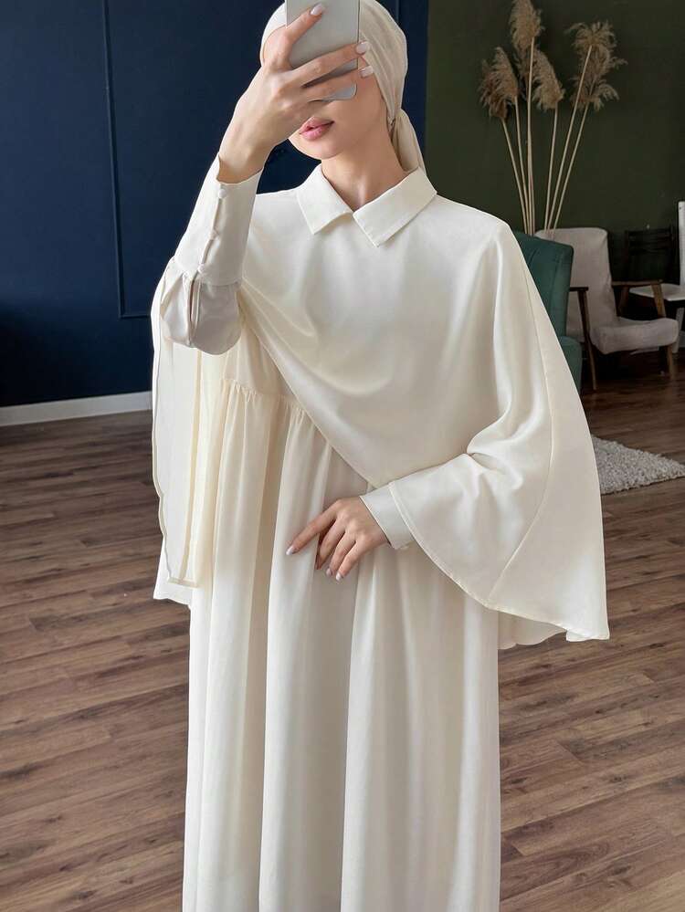 Women's Elegant Solid Color 2 In 1 Midi Dress, Spring/Summer,Wedding Guest Dress Women Sundress