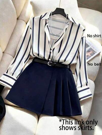 GlowEve CURVE Plus Size Pleated Casual Summer Clothing Carnival Party Skirt