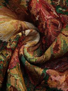 Sweetra Đầm cỡ lớn cổ tròn không tay, chất liệu jacquard, có khóa kéo ẩn, ôm eo. - Nhiều màu - Xem 3
