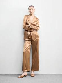 CUCCOO BIZCHIC Fashion V-Mouth Simple Atmosphere High-Heeled Women's Sandals Half Drag - Khaki - View 6