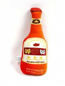 PETSIN 1 pieza Juguete de peluche para mascotas, juguete educativo que emite sonidos para perros, limpieza de dientes, juguete de peluche de perro de dibujos animados lindo - Multicolor - Ver 10