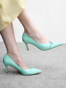 CUCCOO BIZCHIC Women's High Heels - Mint Green - View 5