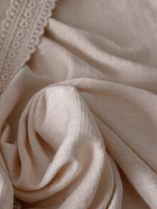EMERY ROSE Plus Size Women Loose Asymmetrical Hem Lace Patchwork Jacket/Summer/Vacation,Summer Outfits,Spring Jacket,Beach Vacation Outfits For Women,Going Out Tops For Women,Holiday Outfits For Women,Summer Outfits,Spring Outfit, Kimono Cardigan Summer Kimono Sheer Kimono Lace Kimono Boho Kimono Bohemian Clothes For Women Boho Chic Women's Clothing Sheer Cover Up Beach Coverups For Women Cover Up Kimono Sheer Cover Up Cardigan Holiday Outfits For Women Cover Up Outer Wear For Summer Women Women Spring Outfit Women Casual Outfits Beach Coverups For Women Plus Size Bohemian Kimono Wholesale Clothing Women S Western Outfits - Khaki - View 3