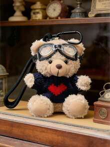 POKOJA LAND Teddy Bear Pilot Plush Pendant-Cute Teddy Bear Doll With Goggles, Available In Various Colors, Fashion Pendant, Creative Plush Doll Bag Pendant, Suitable As Birthday Gifts And Festive Gifts - Multicolor - View 6
