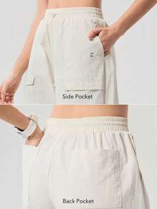 OutZeal 女士运动裤 徒步骑行 防水轻便降落伞裤 - 灰色 - 查看 4