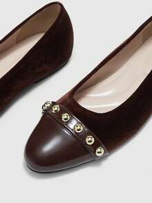 CUCCOO BIZCHIC Women's Flat Shoes Spring Shoes - Brown - View 7