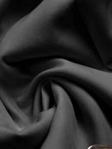 Pariaura Bộ áo liền quần nữ kiểu Pháp thanh lịch, cổ tròn, thắt eo, giúp thon gọn vòng eo, thích hợp mặc thường ngày vào mùa đông. - màu đen - Xem 6