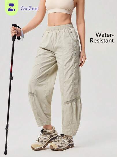 OutZeal Pantalones deportivos para mujer, diseño de malla resistente al agua con bolsillos, ideales para camping, senderismo y viajes
