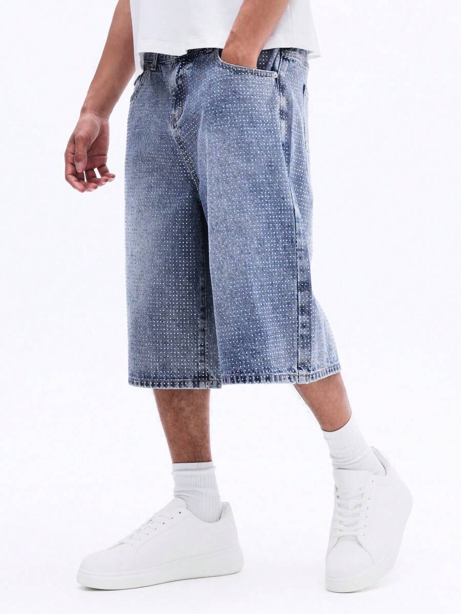 SUMWON Men Denim Shorts - Light Wash - View 1