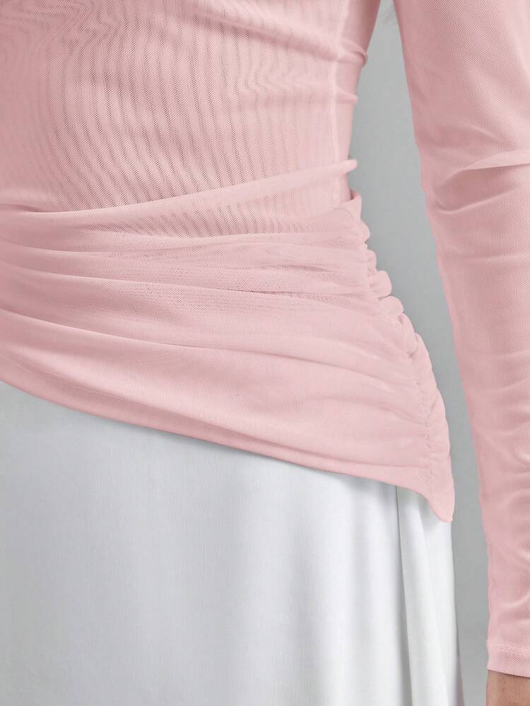 Women's Satin Satin Fabric Comfortable Smooth Off Shoulder Loose Batwing Sleeve Design Waist Fitted And H-Line Skirt Hem Urban Casual Fashion Business Casual Office Wear Low-Key Vintage Elegant Quality Urban Commute High-Quality Airport Dress High-Grade Material High-Sense High-End Vintage Cruise Wear All-Season Essential Party Christmas Atmosphere Versatile Base Dress Modern Urban Casual Fashion Business Casual Women's Office Wear Low-Key Old Money Style Effortless Temperament High-End