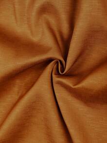 Franclia فستان متوسط الطول أنيق وكاجوال للعطلات، بياقة مربعة وأكمام منتفخة ومكشكشة وربطة خصر، طراز عتيق وأنيق - بني - مشاهدة 3