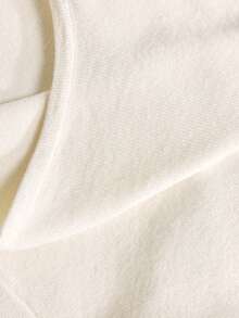 Ontre 2026春夏新款杏色纯色褶皱休闲时尚日常办公派对婚礼宾客连衣裙，中长针织连衣裙，收腰设计，圆领，修身剪裁，适合春夏穿着，办公场合、休闲外出、浪漫情人节、独立日、都市时尚、简约时尚通勤针织连衣裙 - 卡其色 - 查看 7