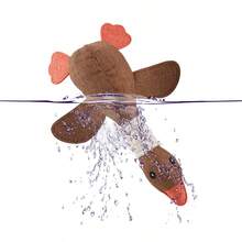 PETSIN Cute Canvas Duck Shaped Plush Dog Toy With BB Calls, Interactive Play For Dogs - Multicolor - View 11