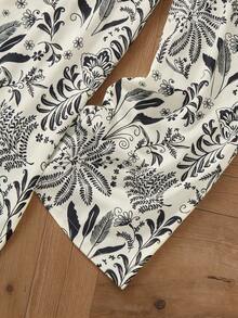 GlowEve Women's Casual Floral Print Loose Straight Leg Pants - Multicolor - View 7