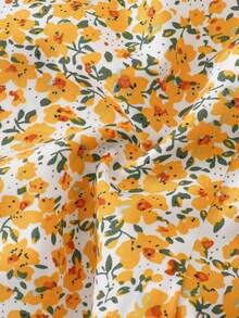 Travachic KIDS Newborn Baby Girl Cute Casual Vacation Romper - Yellow - View 4