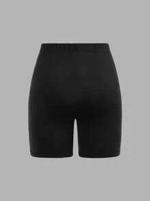 2pcs Tween Girls' Black & White Ball Game Knit Tracksuit Set, Sporty, Fashionable, Versatile, Suitable For Party, Outing, Photoshoot, Park, Camping, Vacation, Casual Wear - Black - View 10