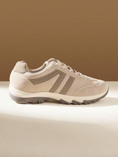 CUCCOO EASI Women's Lace-Up Casual Comfortable Sneakers For Daily Wear