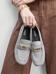 CUCCOO BIZCHIC Women's Flat Shoes - Light Grey - View 2