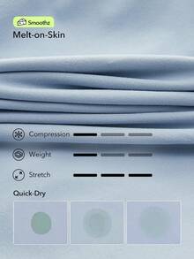 OutZeal 女士运动T恤 日常休闲吸湿长袖连帽修身上衣 - 霧霾藍 - 查看 5