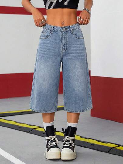 Teen Girls'Y2K Retro Washed Pocket Design Loose Bermuda Denim Long Shorts,Girls Summer Boho Jeans Shorts,Suitable For Summer Chill, School, Campus, College,Girls Summer Clothes Outfits,Suitable For Spring And Summer Boho,Season Vintage//Beach/Sea/Elegant Graduation Outfit,Casual Women's Jumpsuit,Summer Holiday Outfits ,Spring Clothes Outfit,Beach Outfits For Women,Vacation Outfits Women,Valentine's Day Outfit,Summer Holiday Outfits,Beach Vacation Holiday Outfits For Women,Graduation Outfit