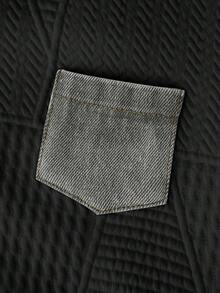 SHEIN 2 件套男婴/女婴休闲白色运动衫和蓝色牛仔长裤运动服，男女通用秋冬婴儿服装 - 黑色 - 查看 6