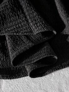 Manfinity CityGents 男士落肩鈕扣前衣 - 黑色 - 查看 8