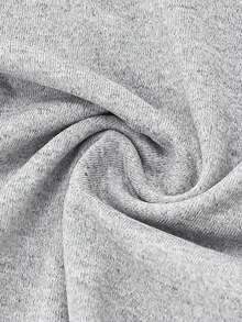 Modelyn Quần legging nữ màu trơn, có cúc, kiểu dáng thoải mái, thích hợp mặc hàng ngày. - Màu Xám nhạt - Xem 6