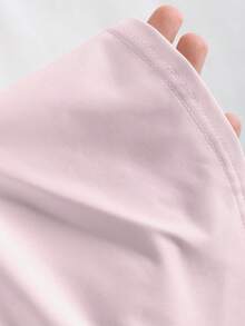 Sweetra Áo tank top nữ màu trơn cổ vuông xếp ly ôm dáng thường ngày - Nhiều màu - Xem 5