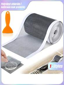 1 pezzo Copertura per scarico adesiva in rete da 10*500cm/7*500cm/12*500cm per cucina, bagno e doccia, filtro per lavandino in rete monouso, cattura capelli, facile da tagliare - Multicolore - Visualizzare 5