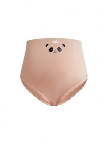 3件套无缝熊猫印花孕妇内裤 - 彩色 - 查看 13