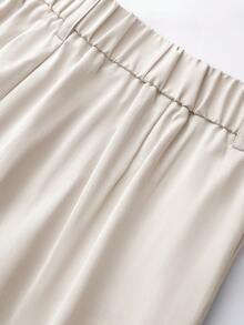 Manfinity Bizformal Men's Apricot Casual Fashion Suit - Apricot - View 11