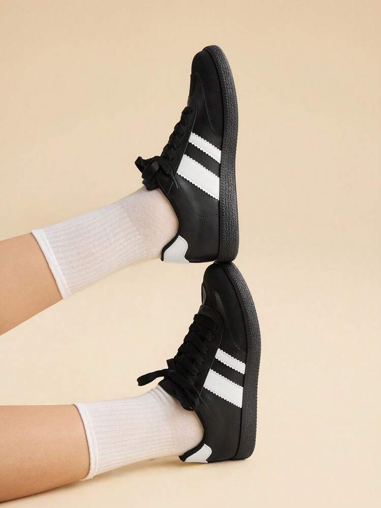 CUCCOO EASI 2026 New Spring Women Retro Versatile Casual Sneakers, Flat White Shoes