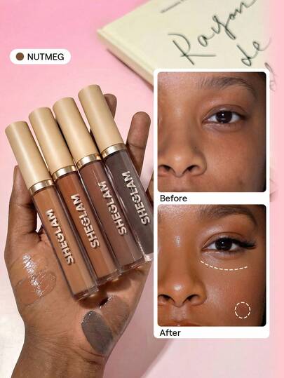 SHEGLAM Like Magic Corretivo Hidratante-Nutmeg Marca Beleza Maquiagem Maquiagens CosméTico Para Mulheres E Garotas Perfeito Para Primavera E VerãO Ideal Para Y2K Moda Elegante Adequado Para AniversáRio Dia Dos Namorados Carnaval Prenda Festa De Pronto Melhor Cor