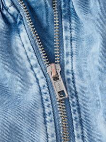 Sweetra Women's Ruched Waist Denim Cami Dress, Suitable For Dates, Vacations And Outings - Blue - View 3