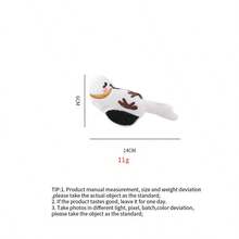 PETSIN Juguete para gatos con forma de pájaro de dibujos animados, que contiene papel con sonido para juego interactivo con gatos - Multicolor - Ver 8