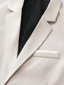 Manfinity Bizformal Men's Apricot Casual Fashion Suit - Apricot - View 6