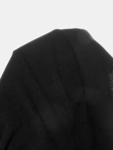 Girlism Chân váy ngắn màu đen trơn cho bé gái tuổi teen, điểm nhấn là nơ kim loại, kiểu dáng năng động, phù hợp cho sinh hoạt thành thị và đi làm, có quần short liền thân, thích hợp cho mọi dịp. - màu đen - Xem 6