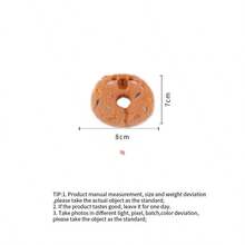 PETSIN Cute Plush Donut Cat Toy, Containing Sound Paper For Interactive Play With Cats - Multicolor - View 9