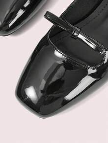 CUCCOO DOLLMOD Giày nữ thời trang màu đen có nơ, giày bệt nữ thoải mái, thích hợp đi làm, dự tiệc, mua sắm, du lịch. - Màu đen 1 - Xem 7