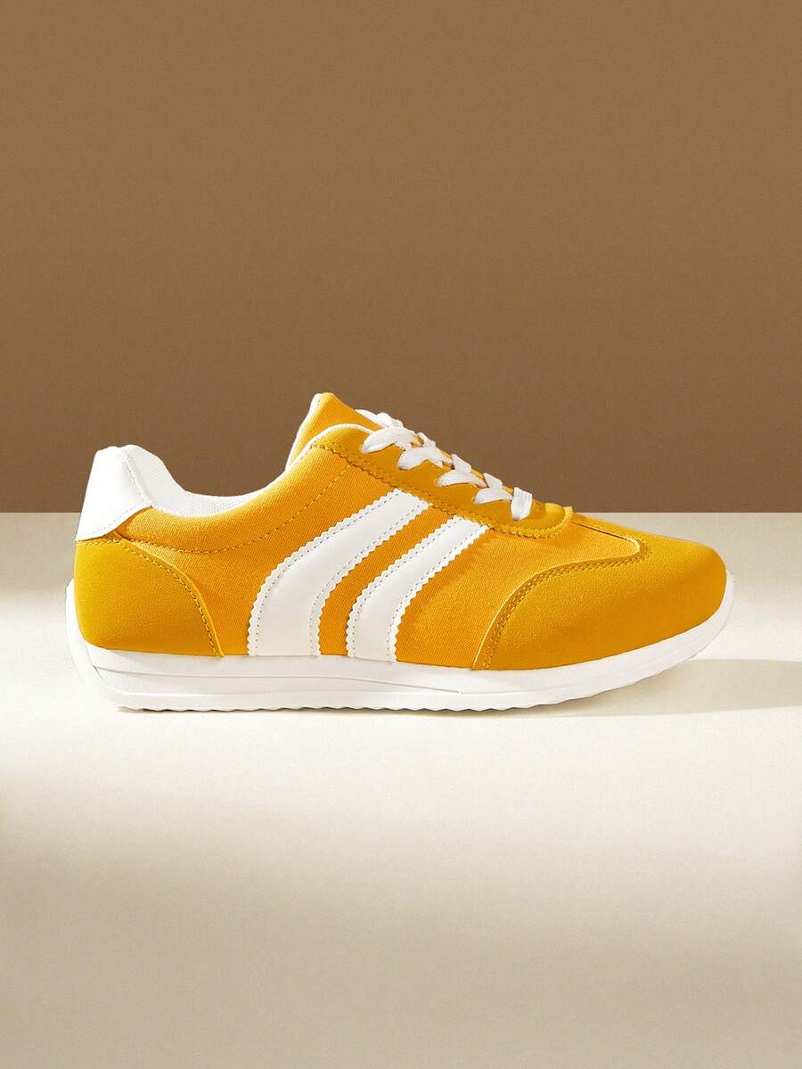 CUCCOO EASI 女士休闲运动鞋 - 黃色 - 查看 1