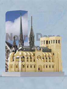 MINKOJA MINKOJA Famous Landmark Building Block Decoration, Creative 3D Assembled Building Module, Tabletop Architectural Decoration, Suitable As A Birthday/Halloween/Christmas Gift/Festive Gift, Home Decoration Ornament, Collectible, Building Block Model - Multicolor - View 7