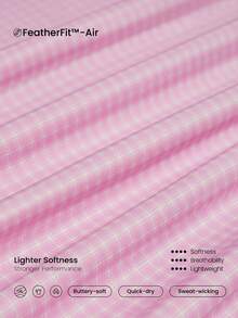 GLOWMODE FeatherFit™-Air Elevate A-Line Built-In Peekaboo Short Pocket Mini Slip Dress Low Impact Daily Summer Quick Dry Moisture Wicking - Baby Pink - View 7